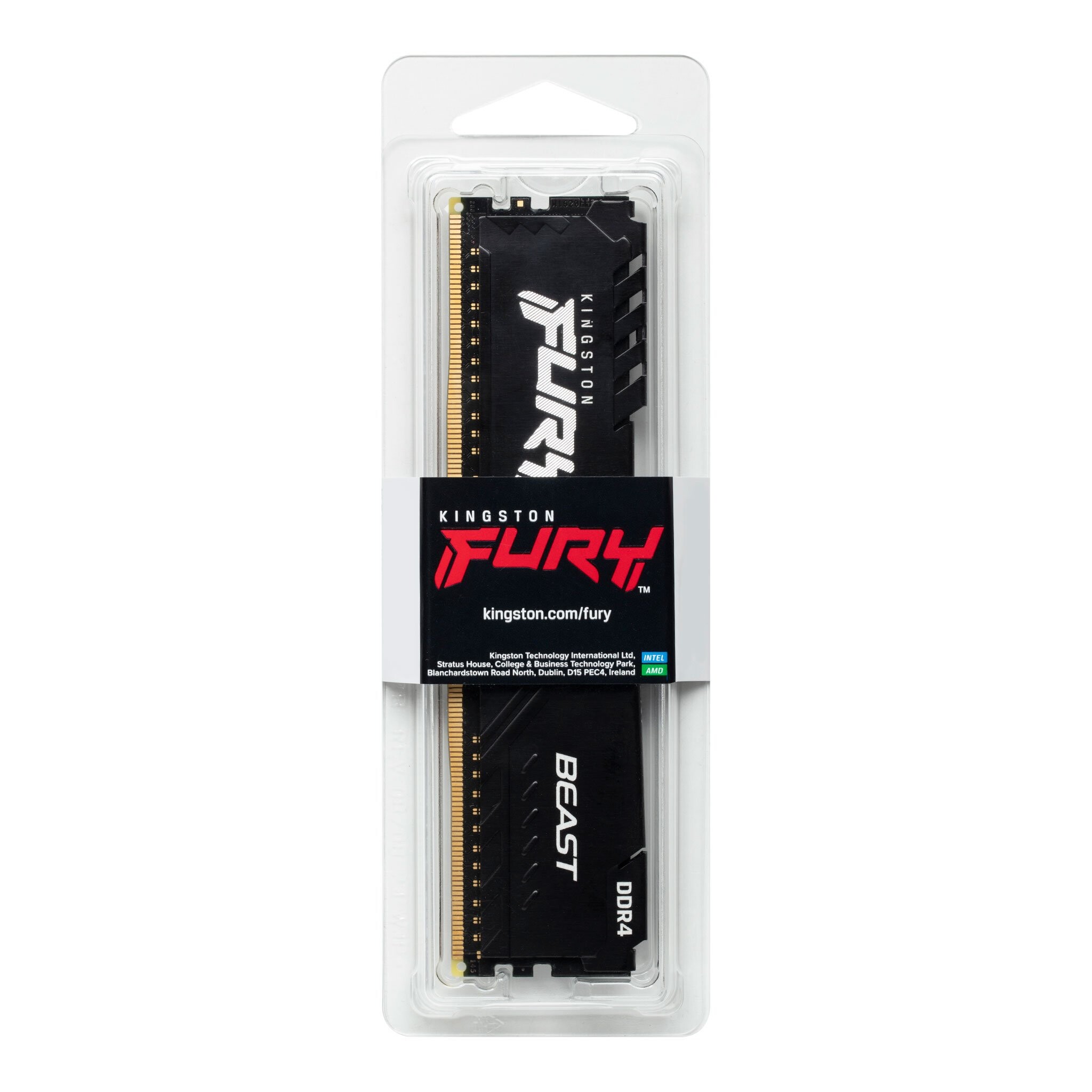 MEM. RAM KINGSTON FURY BEAST 16GB 5200MHZ DDR5 CL40-40-40 BLACK