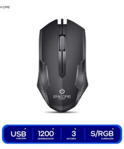 MOUSE ENKORE PIVOT EKM105 NEGRO