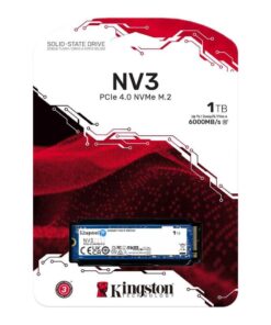 UNID. ESTADO SOLIDO SSD KINGSTON 1TB NV3 M.2 2280 NVME PCIE 4.0 6000MB/S