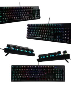 TECLADO TEROS MECANICO GAMER  TE-4068G RGB BLACK