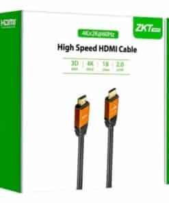CABLE ZKTECO ZK-50HD-C  HDMI A HDM 2.0 HIGH SPEED 5M 4K PVC