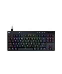 TECLADO LOGITECH PRO X TKL RAPID ANÁLOGO, WIRED USB-C, LIGHTSYNC, RGB, KEYCONTROL, BLACK