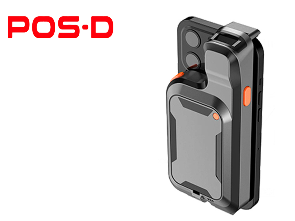 LECTOR COD. BARRAS POS-D C20 PORTATIL CON CLIP TRASERO P/TELEFONO BT,QR BLACK