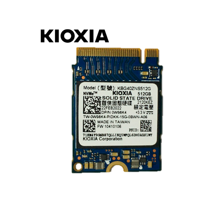 UNID. ESTADO SOLIDO SSD KIOXIA 512GB M.2 NVME PCI GEN 4X4 OEM