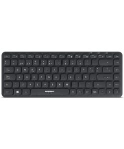 TECLADO MICRONICS FENIX 3, K603-3M WIRELESS 2.4GHZ (USB-A), BLUETOOTH, TECL. 75% EN ESPAÑOL, LOWPROFILE, RECARGABLE (USB-C A USB-A), BLACK