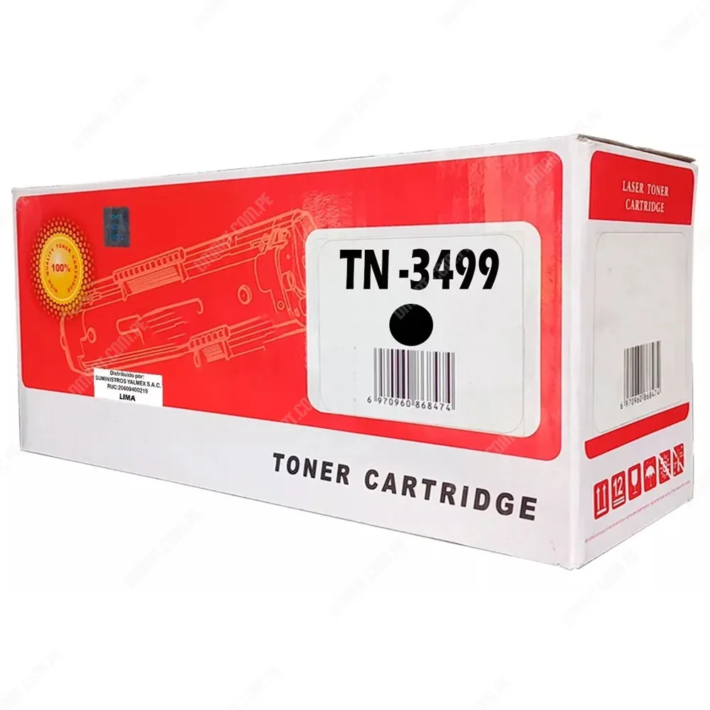 TONER JETLIFE COMPATIBLE BROTHER TN-3499 BLACK 20,000 PAGINAS (L6200DW /L6400DW /L6600DW)