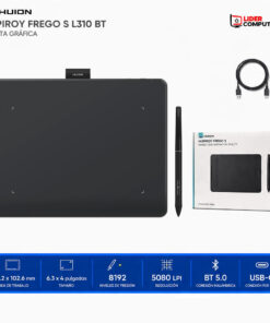 TABLETA GRAFICA HUION INSPIROY FREGO S L310 BT, ( 6.3x3.9IN) PENTECH 3.0 BLACK