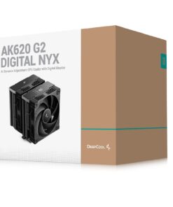 COOLER P/PROCESADOR DEEP COOL AK620 G2 DIGITAL NYX BLACK INTEL(1851/1700/1200/1151/1150/1155) AMD(AM5/AM4)