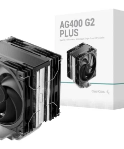 COOLER P/PROCESADOR DEEP COOL GAMMAXX AG400 G2 PLUS 120MM DUAL-FAN, LGA1700, AMD