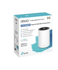 ROUTER TP-LINK MESH DECO X68 AX3600 GIGABIT WI-FI 6, 3577 MB/S