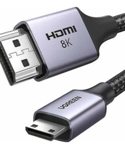 CABLE UGREEN HD163 MINI HDMI A HDMI  8K 2M (15515)