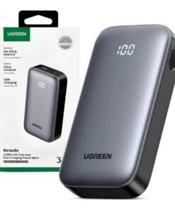 POWER BANK UGREEN PB502 10000MAH CARGA RAPIDA 30W, SALIDA/ENTRADA USB-C, SALIDA USB-A