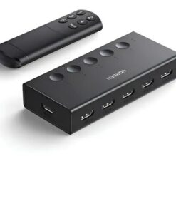 SWITCH UGREEN CM568 HDMI 5 EN 1 SALIDA 4K 60HZ HDCP2.2 ( 25857) GRIS