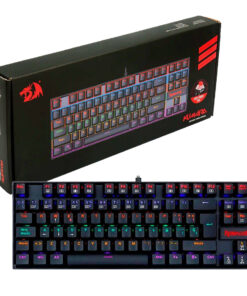 TECLADO REDRAGON KUMARA K552-KR, MECANICO, SWITCH RED, TECL. WIRED RAINBOW 80% (ESPAÑOL), BLACK
