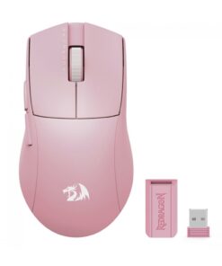 MOUSE REDRAGON K1NG PRO M916P-PRO-1K WIRED, BLUETOOTH, WIRELESS 2.4G, 1000HZ, DPI 26000, PINK