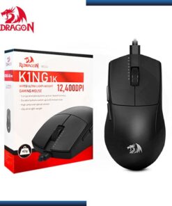 MOUSE REDRAGON K1NG 1K M724- BLACK 12400 DPI GAMING