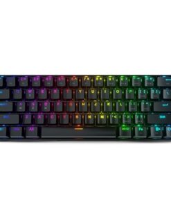 TECLADO MECANICO REDRAGON DRAGONBORN K630RGB SP-RED, TECL. 60% (EN ESPAÑOL), SWICTH RED, WIRED RGB USB-A, BLACK