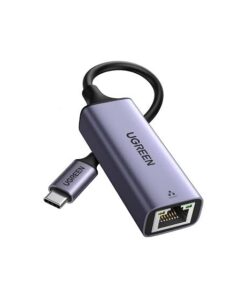 ADAPTADOR  UGREEN CM199 USB-C  RJ45 10/100/1000M ETHERNET ALUMINIO