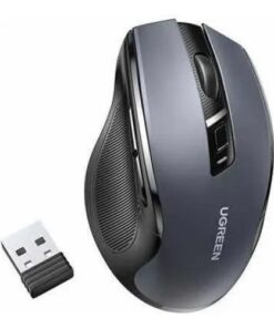 MOUSE UGREEN ERGONOMICO MU006 2.4GHZ  4000DPI BLACK