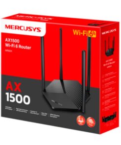 ROUTER MERCUSYS MR60X AX1500 GIGABIT 4 ANTENAS WIFI 6 1.5GBPS