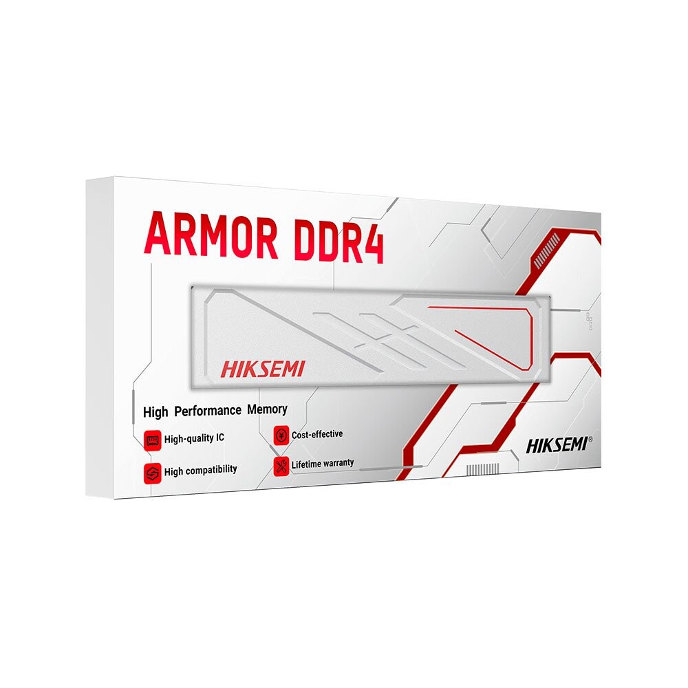 MEM. RAM HIKSEMI ARMOR 16GB 3200MHZ DDR4 WHITE
