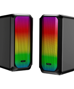 PARLANTE AULA N600 ALAMBRICO 3.5MM USB 2.0 RGB BLACK