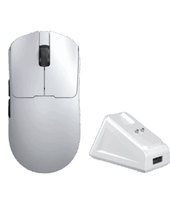MOUSE AULA SC380 PRO INALÁMBRICO WHITE TRES MODOS BT DONGLE 12KDPI DOCK