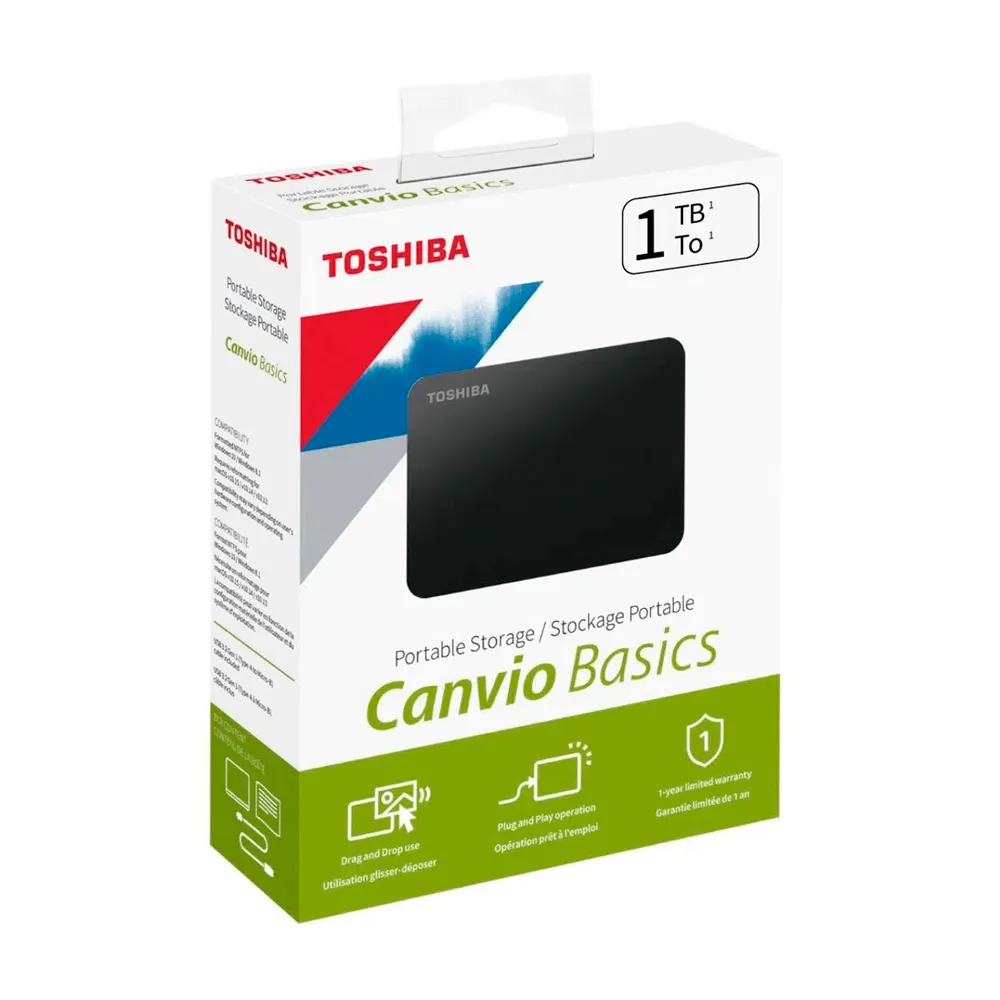 DISC. EXTERNO TOSHIBA 1TB CANVIO BASIC