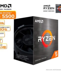 PROCESADOR AMD RYZEN 5 5500 4.2 / 3.6 GHZ AM4