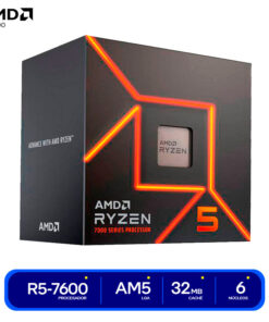 PROCESADOR AMD RYZEN 5 7600 5.1GHZ/3.8GHZ, 38MB CACHE, AM5