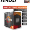 PROCESADOR AMD RYZEN 5 5500X3D 4.0/ 3.0GHZ, 6 NUCLEOS 96MB AM4