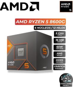 PROCESADOR AMD RYZEN 5 8600G 4.3/5.0GHZ, 22MB. AM5
