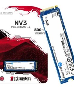 UNID. ESTADO SOLIDO SSD KINGSTON 500GB NV3 M.2 2280 NVME PCI 4.0 5000MB/S