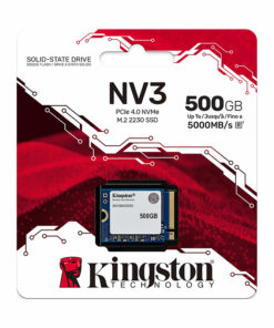 UNID. ESTADO SOLIDO SSD KINGSTON 500GB NV3 M.2 2230 NVME PCIE 4.0 5000MB/S ( MINI )