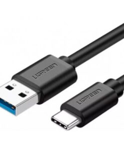 CABLE TIPO C A USB-A TRANYCO 3.0 NEGRO