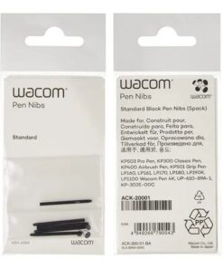 KIT DE PUNTAS WACOM ( ACK20001 ) PACK 5, ONE BY WACOM(CTL472-CTL672), INTUOS(CTL490-CTH490-CTH690), WACOM INTUOS(CTL4100-CTL6100), INTUOS PRO(PTH451-PTH651-PTH651SE-PTH851), CINTIG 13(DTK1301), CINTIQ 22(DTK2200-DTH2200), CINTIQ 27(DTK2700-DTH2700)