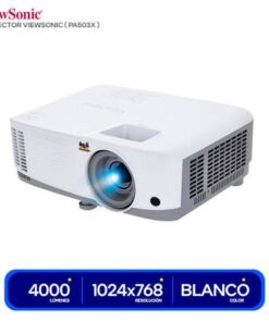 PROYECTOR VIEWSONIC PA503X XGA DLP, 1024x768,4000 LUMENES, HDMI, VGA