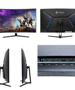 MONITOR TEROS TE-3218G, 31.5, 180HZ, 1MS, CURVO, QHD VA, 2560 X 1440, HDMIX2/DPX2/AUDIO-OUT.