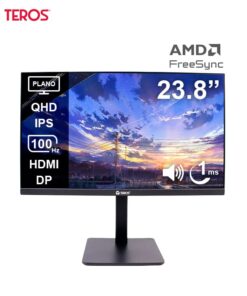 MONITOR TEROS TE-2416CS QHD (2560X1440)  23.8 IPS 100HZ 1MS WEBCAM SPEAKER MICROFONO PIVOT