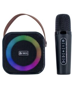 PARLANTE TEROS TE-6013N INALAMBRICO BT 5.4, 10W, USB, LED BLACK