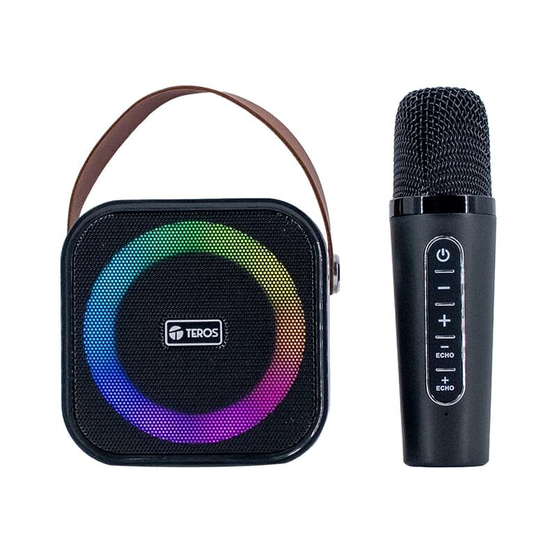 PARLANTE TEROS TE-6013N INALAMBRICO BT 5.4, 10W, USB, LED BLACK