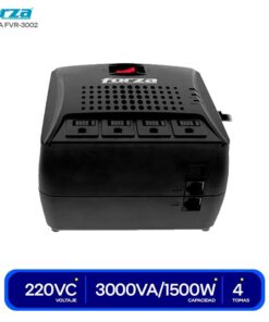 ESTABILIZADOR FORZA FVR-3002 3000VA/1500W 4 TOMAS