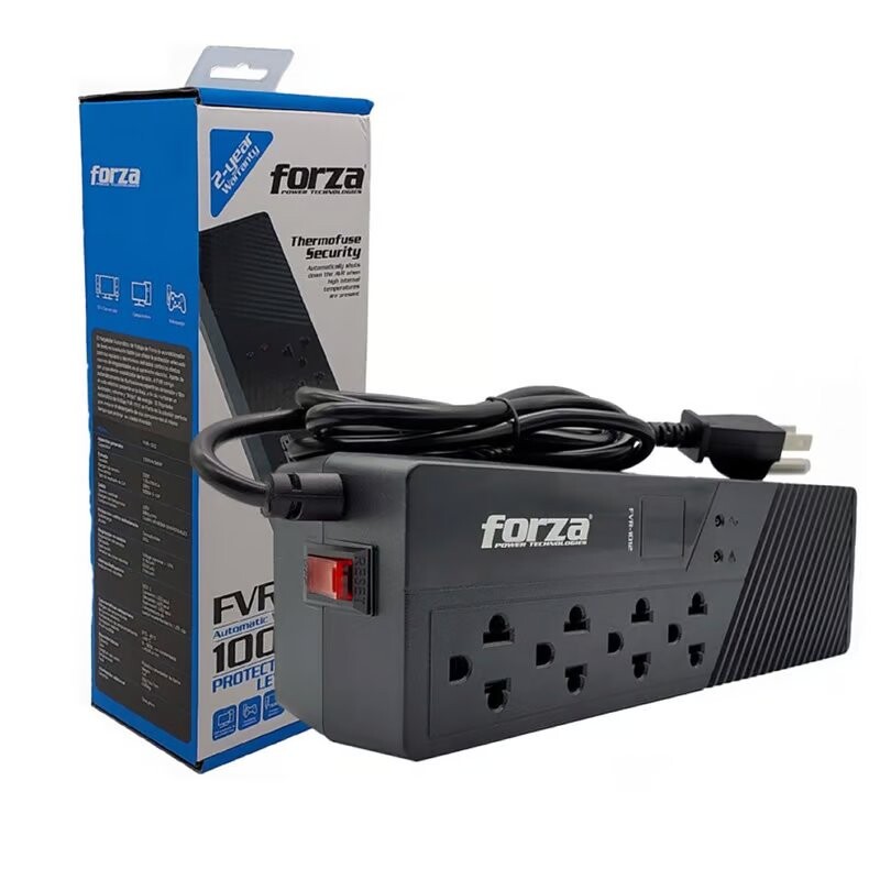 ESTABILIZADOR FORZA FVR-1012 1000VA/500W 4 TOMAS