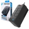 ESTABILIZADOR FORZA FVR-1222 USB 1200VA/ 600W 8 TOMAS 2 PUERTOS USB 3.0