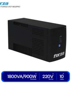 UPS FORZA NT-1802PRO, INTERACTIVO, 1800VA/900W 220V, 6+4 TOMAS (PROTEC. SOBRETENSION + BATERIA), AVR, 1 PUERTO USB-B (COMUNICACIÓN), DISYUNTOR DE ENTRADA, PROTECCION RJ45-11