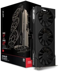 TARJETA DE VIDEO XFX PRO GAMING SWIFT AMD RADEON RX 9060 XT OC 8GB 2X FAN  GDDR6 128BITS BLACK