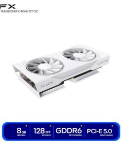 TARJETA DE VIDEO XFX PRO GAMING SWIFT AMD RADEON RX 9060 XT OC 8GB 2X FAN GDDR6 128BITS WHITE