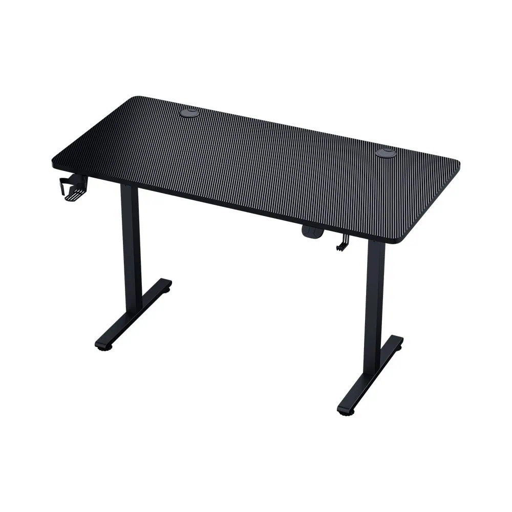ESCRITORIO GAMER 1STPLAYER MOTO-C 1460 VERSION 140X60X(75-120) CM, SOPORTA 80KG, SUPERFICIE FIBRA DE CARBONO