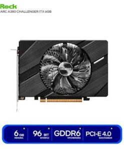 TARJETA DE VIDEO ASROCK INTEL ARC A380 CHALLENGER ITX 6GB OC, 6 GB GDDR6, PCI-E 4.0