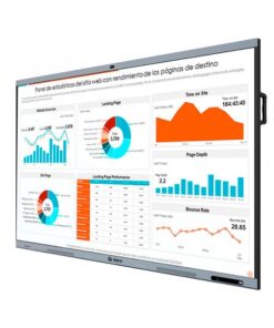 MONITOR TACTIL INTERACTIVA TEROS TE-7511W 75IN D-LED IPS 4K (3840X2160) 60HZ 8MS, 8GB,128GB, ANDROID 14